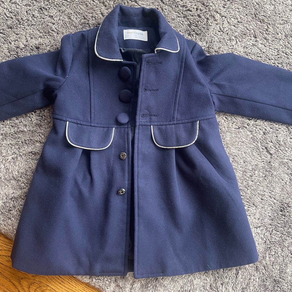 2T navy Mud Kingdom pea coat